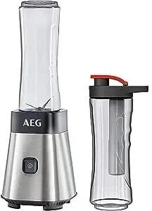 Mini blender - AEG - SB-2400- 300W-23 000 tr/min-80 dB-Bouteille lavable au lave-vaisselle 600 ml -