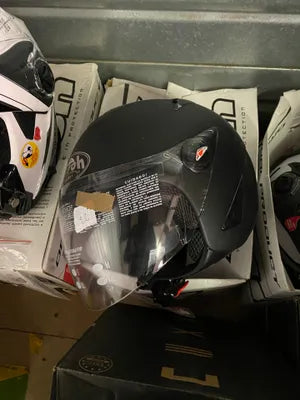 Casque AIROH JET modèle JT couleur BLACK Taille L