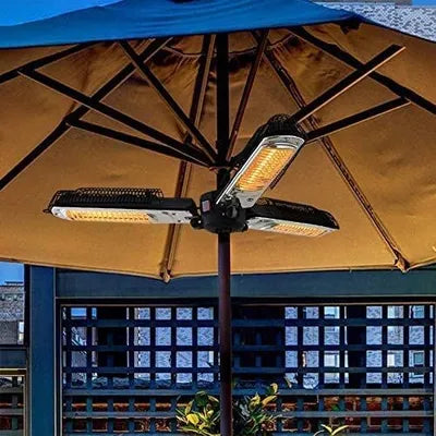 Radiateur électrique pour parasol de terrasse, chauffe-pièce électrique infra-rouge si pliant extéri